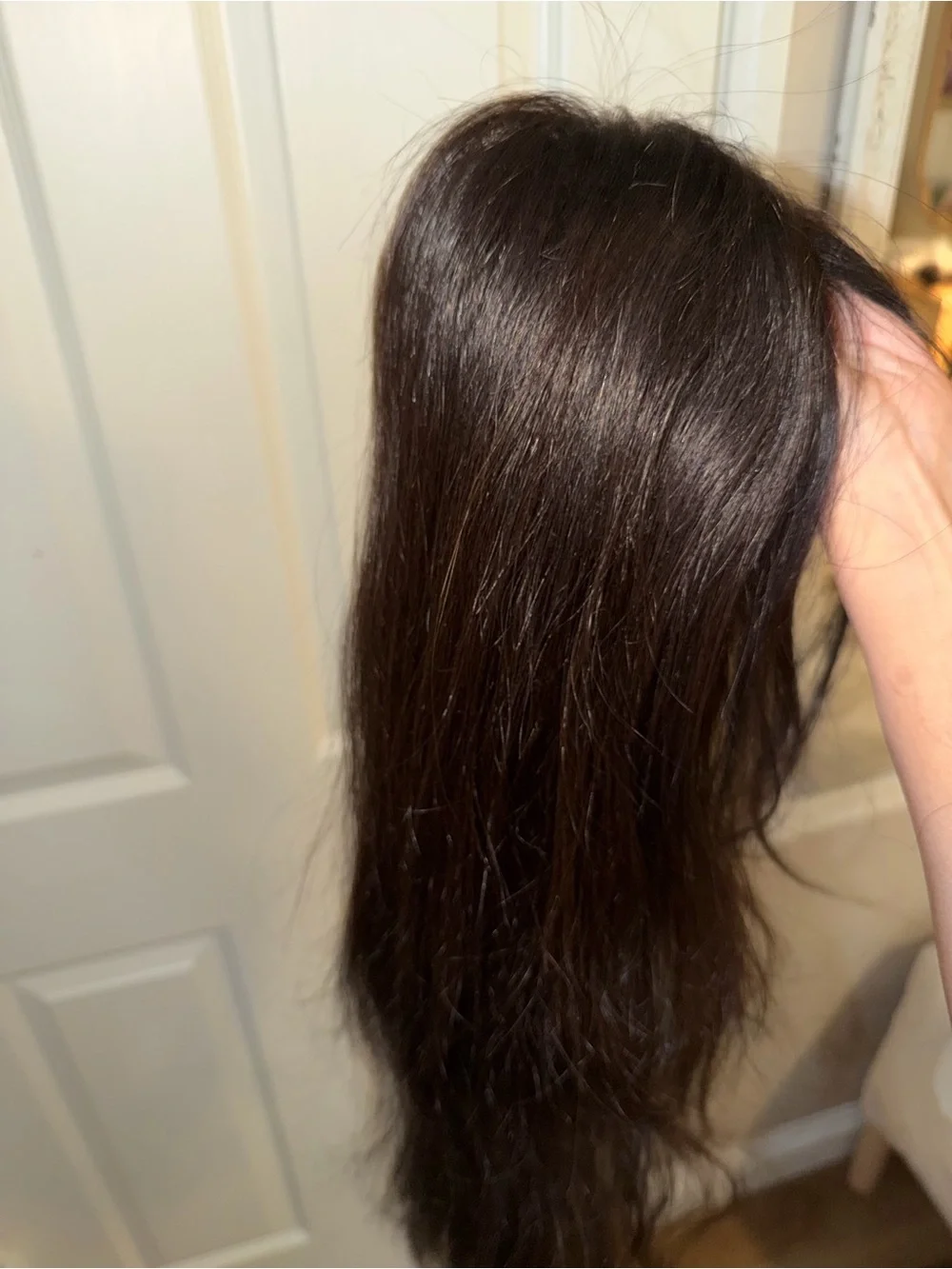 Long Dark Brown Women's Wig - Unbranded